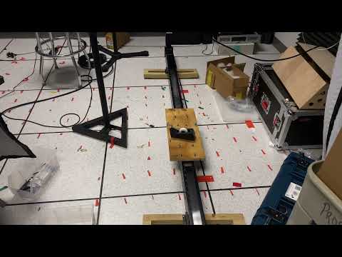 Video preview of the audio recording linear rail