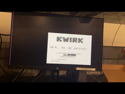 Video preview of the FPGA Game Boy emulator