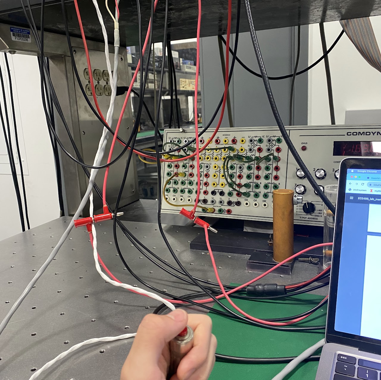 Analog-computer control-system design