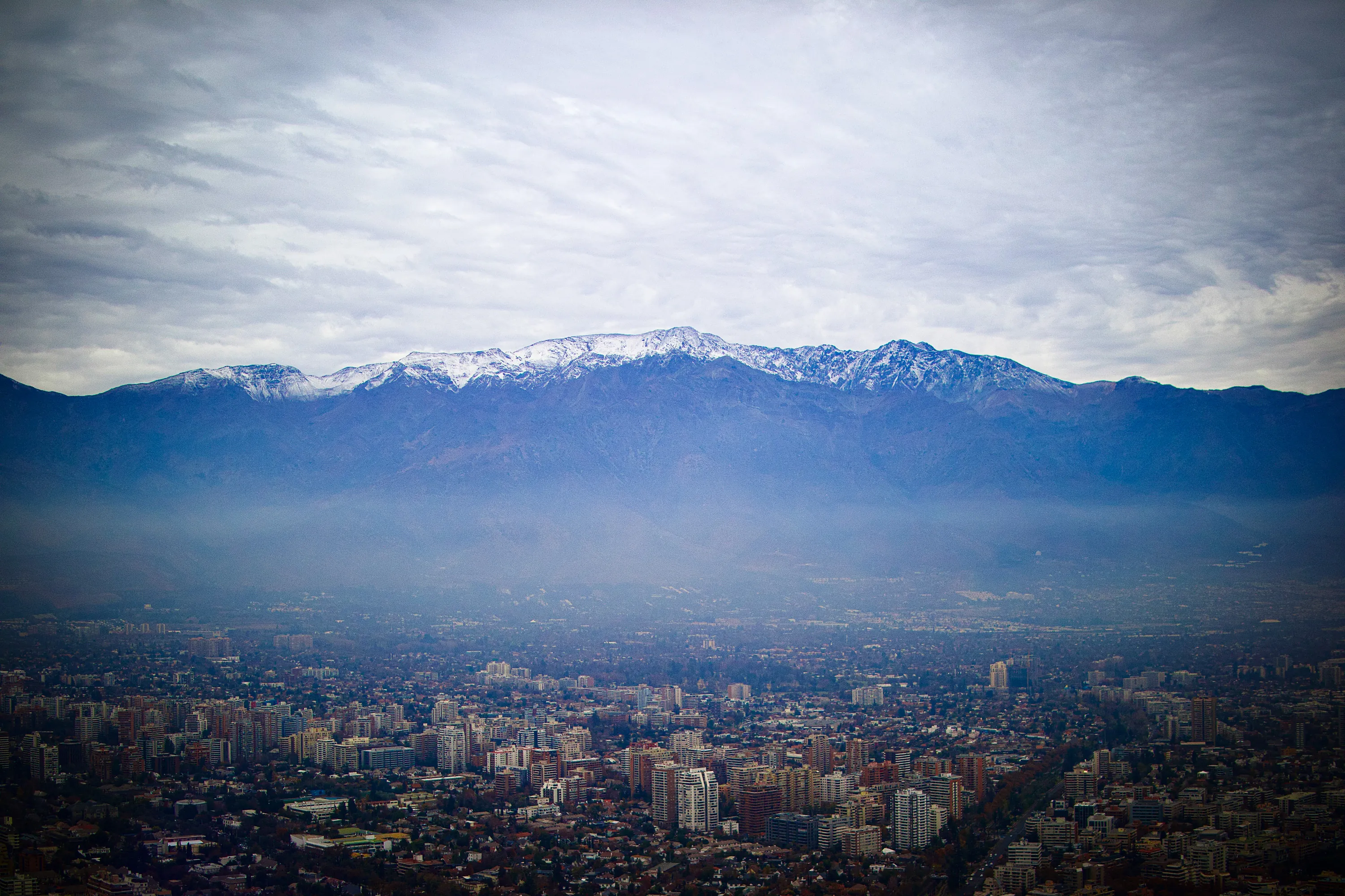 Andes from Sky Costanera
